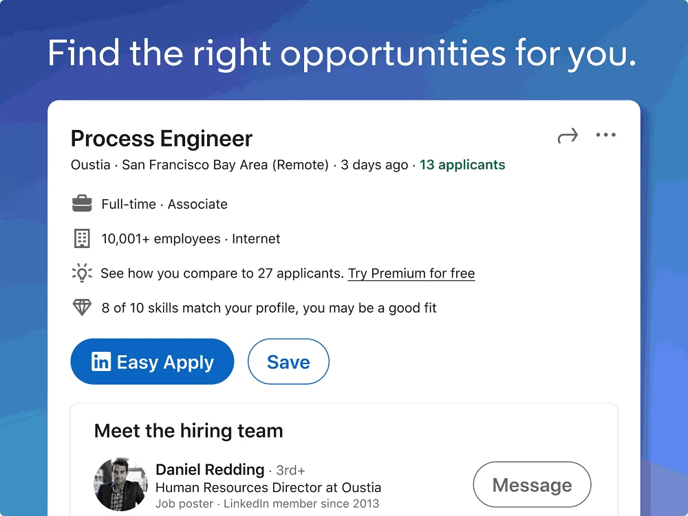 LinkedIn — skärmbild 1