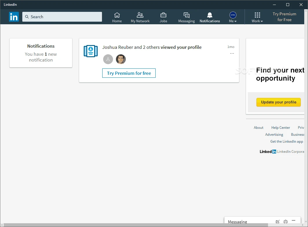 LinkedIn — skärmbild 4